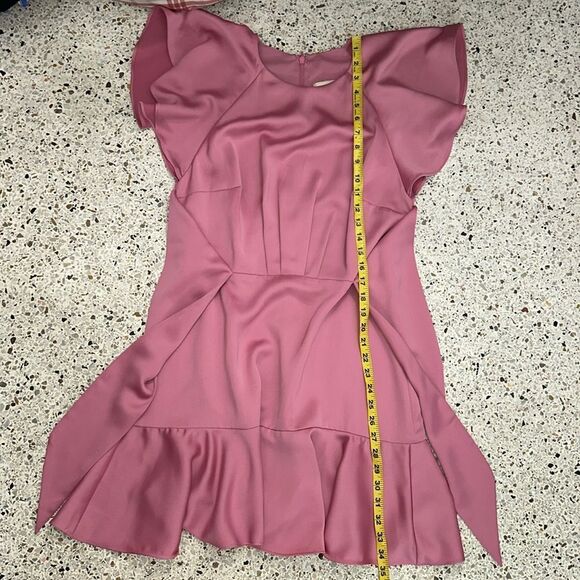 Keepsake the Label Pink Ruffle mini dress flutter 8 - Picture 8 of 9